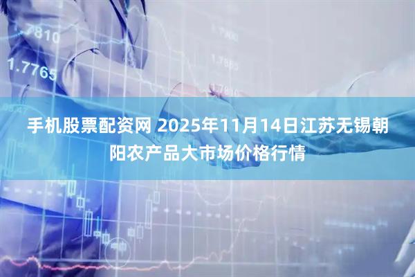手机股票配资网 2025年11月14日江苏无锡朝阳农产品大市场价格行情